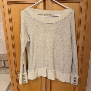 Soft Surroundings Cream Knit Top
